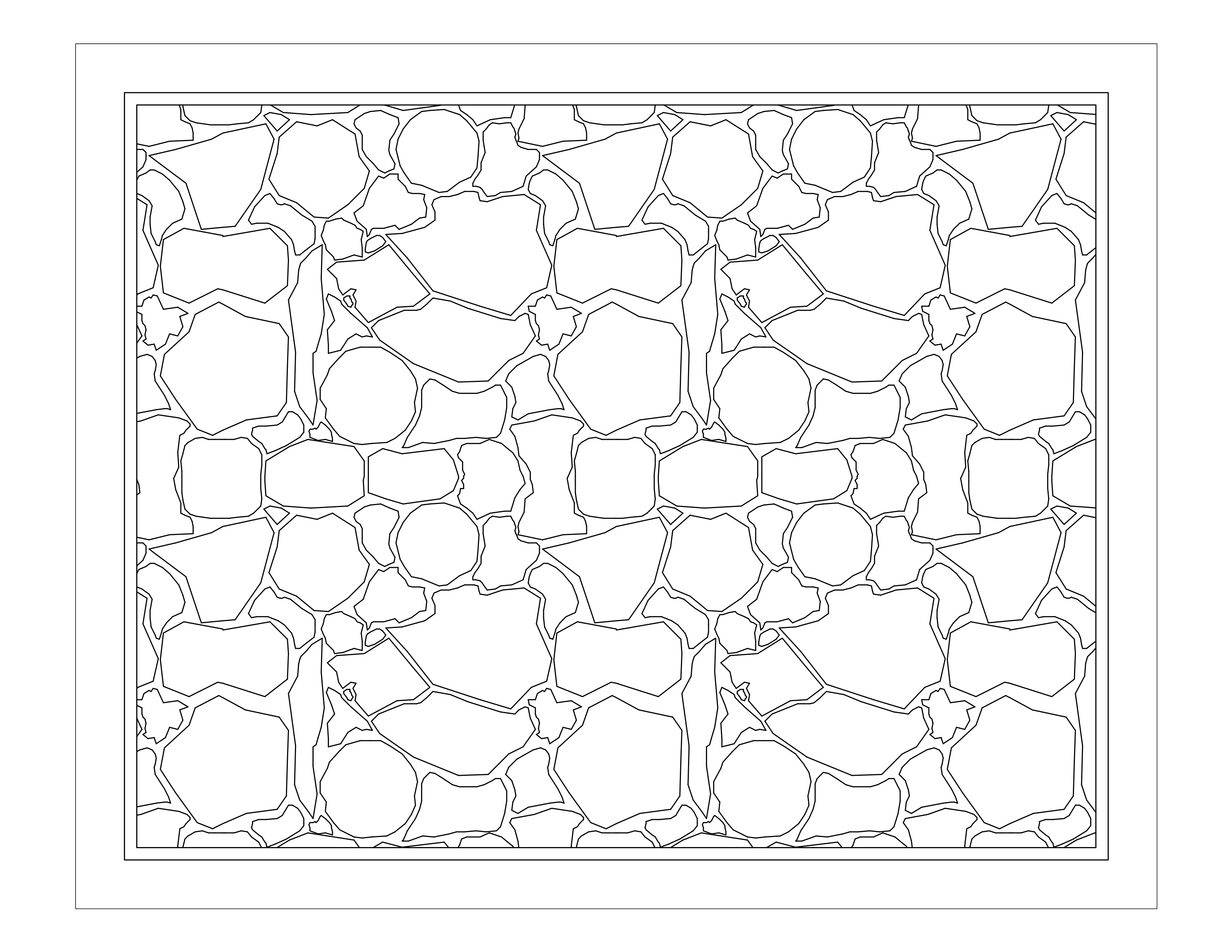 Flagstone hatch linework