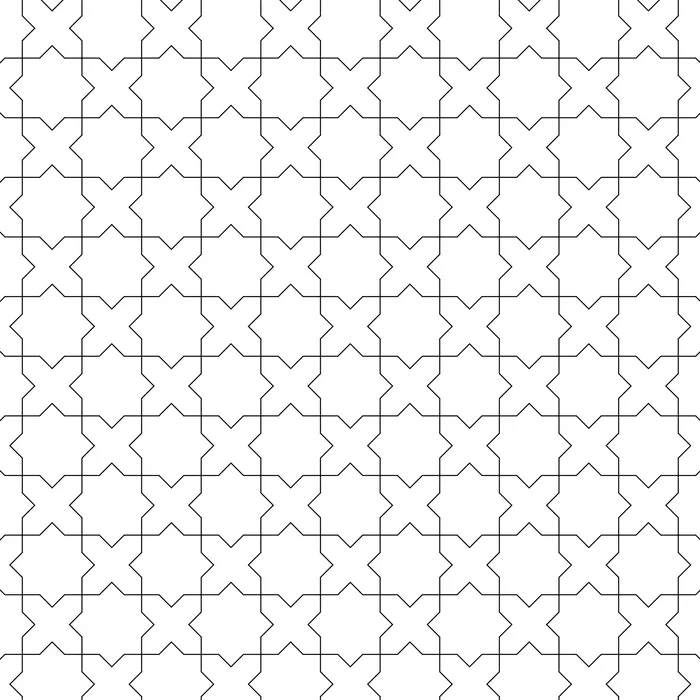 Cross & Star AutoCAD hatch pattern